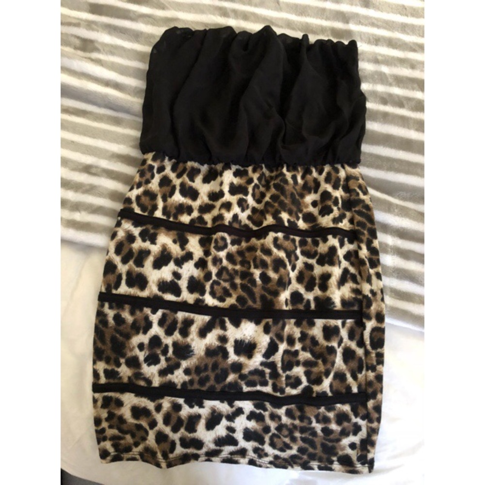 Staples leopard print dress